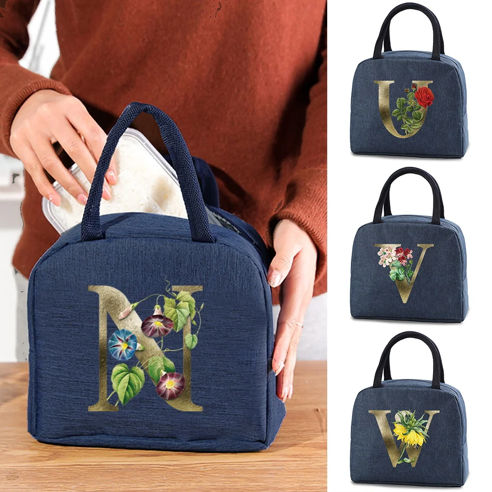 

Portable Lunch Box Bag Men Women Large Capacity Outdoor Travel Picnic Bag Office Business Dinner Pail Insulated Canvas Bento
