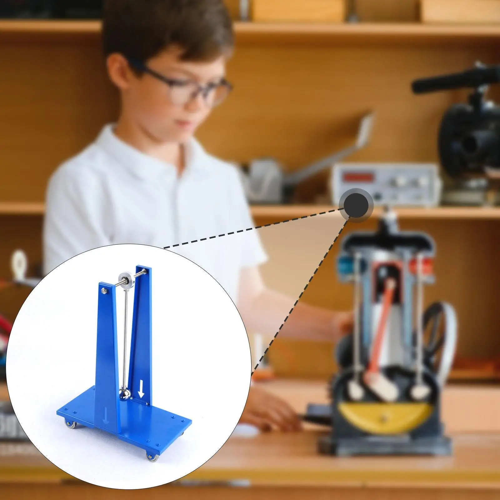 Physics Experiment Kit Teaching Aids Stable Desktop Physics Education Momentum Conservation for Homeschool Parents Teacher