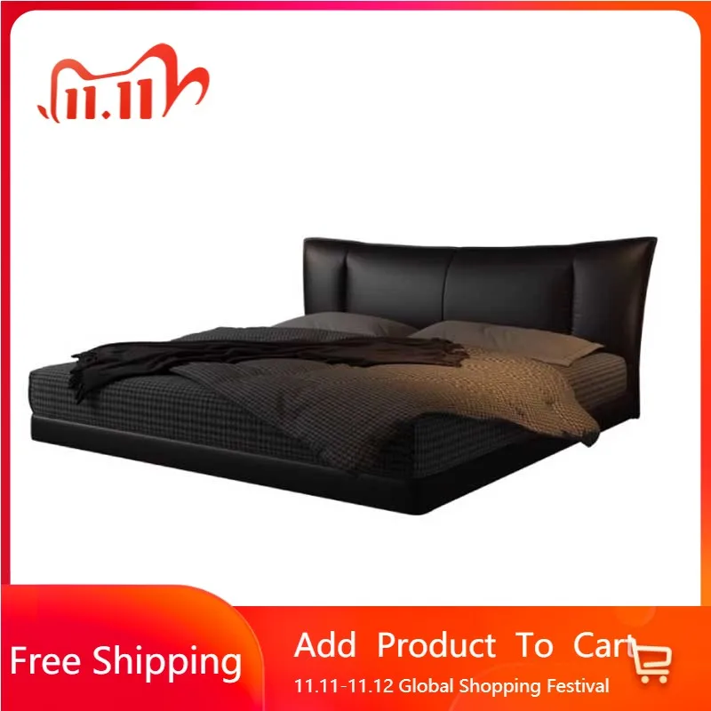 

European Simple Double Bed Frame With Storage Wood Bedroom Twin Bed Frame Queen Size Modern Cama Moderno Lujo Home Furniture