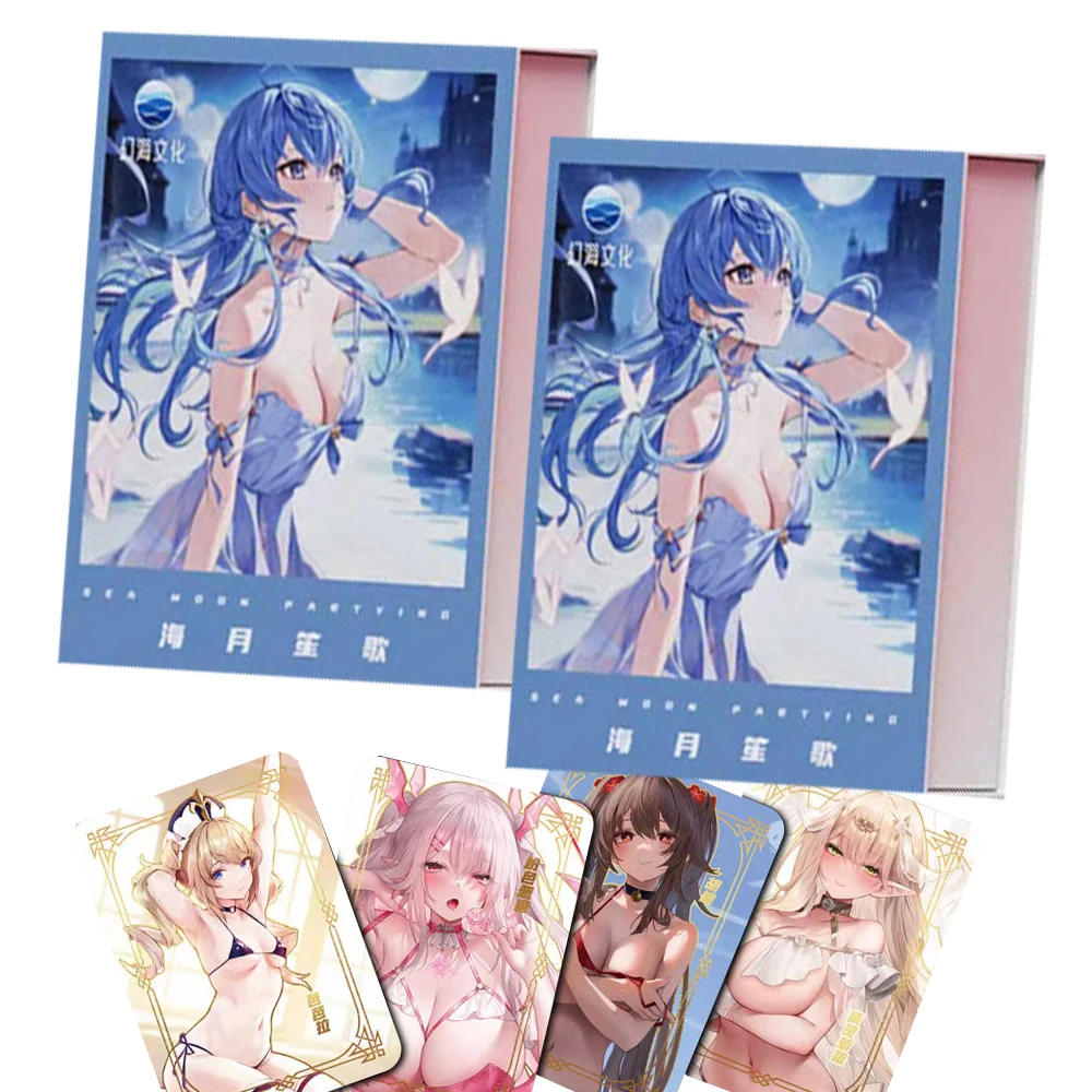 

Goddess Story Collection Cards Haiyue Shengge Series Full Set Booster Box Anime Girl Swimwear Party Metal Card Kid Birthday Gift