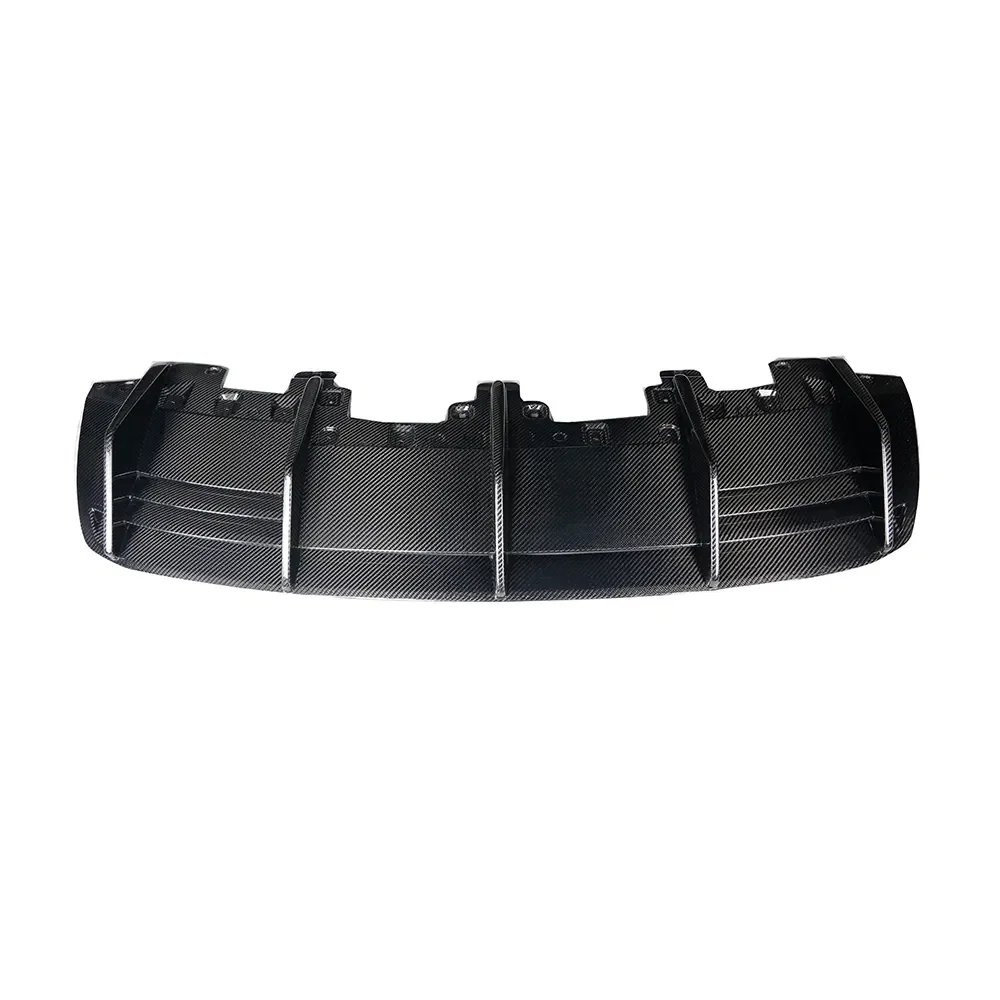 High Level Material Dry Carbon Fiber Rear Lip Rear Bumper splitter ForLamborghini Huracan Evo Rwd