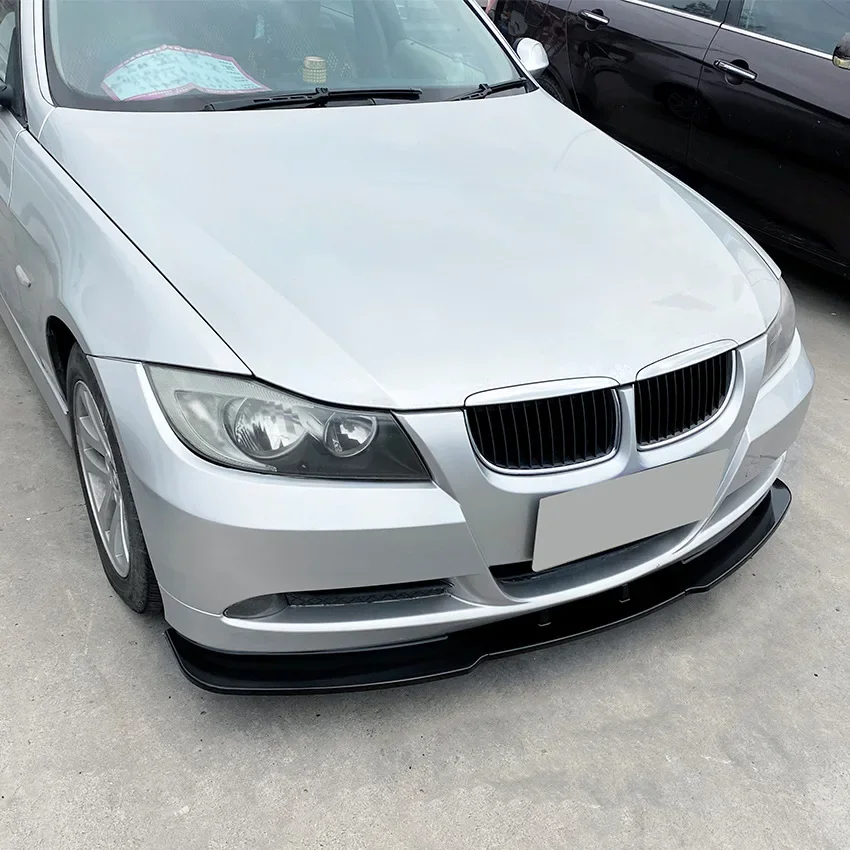 For BMW 3 Series E90 E91 320i 330i 2005-2008 Front Bumper Spoiler Lip Lower Body Kit Diffuser Splitter Tuning Guard - view 5