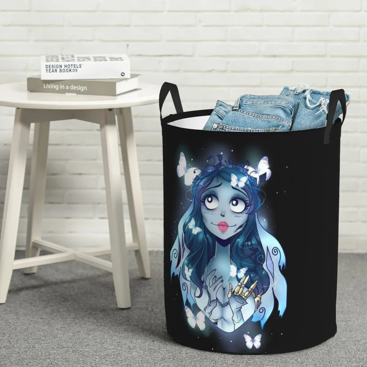 جامع الغسيل هالوين فيلم جثة العروس شبح تيم بيرتون سلة الغسيل القابلة للطي منظم منزلي سلة غسيل الطفل