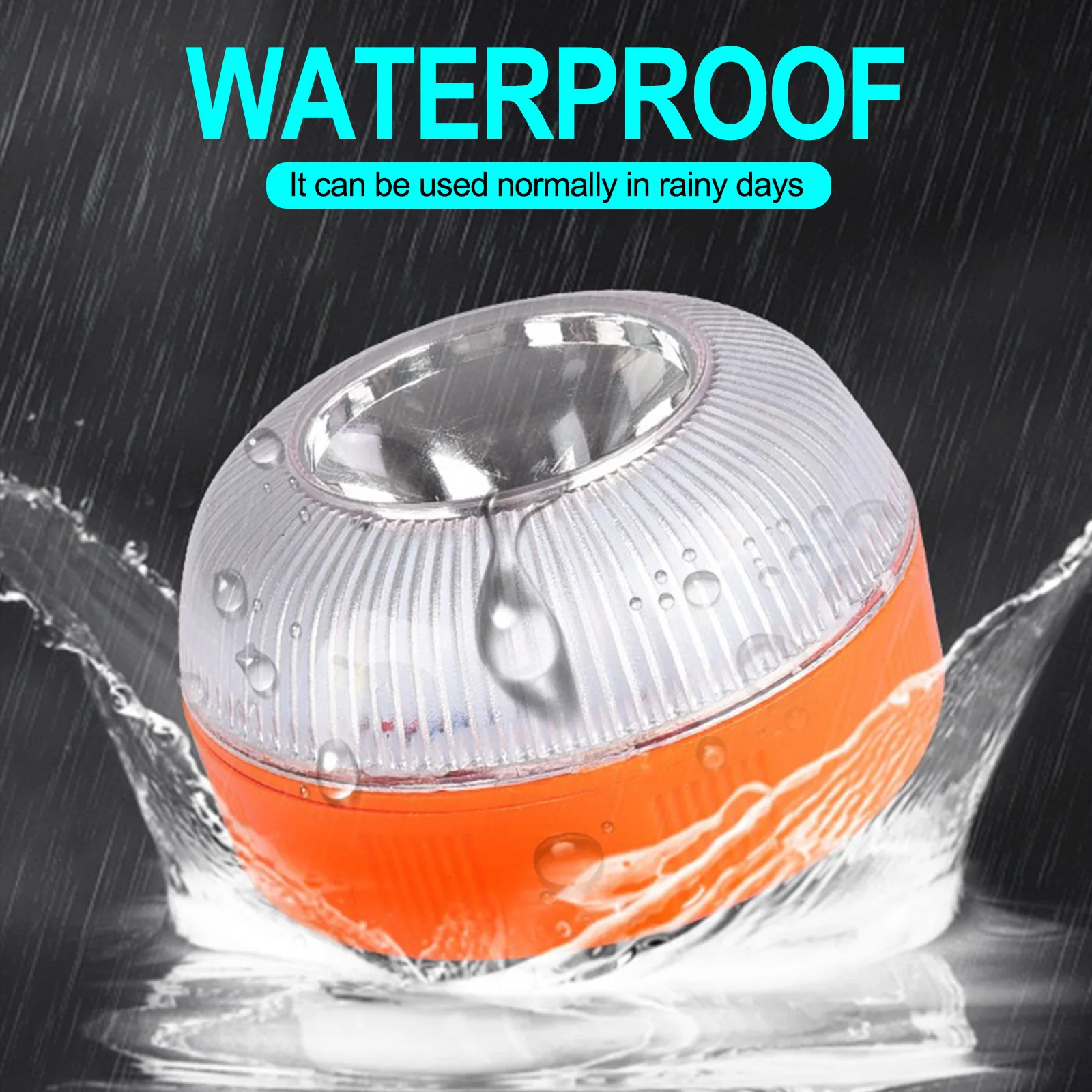 1 قطعة V16 ضوء الطوارئ سيارة قابلة للشحن المغناطيسي التعريفي LED ستروب مصباح يدوي سلامة حادث الطريق مصباح