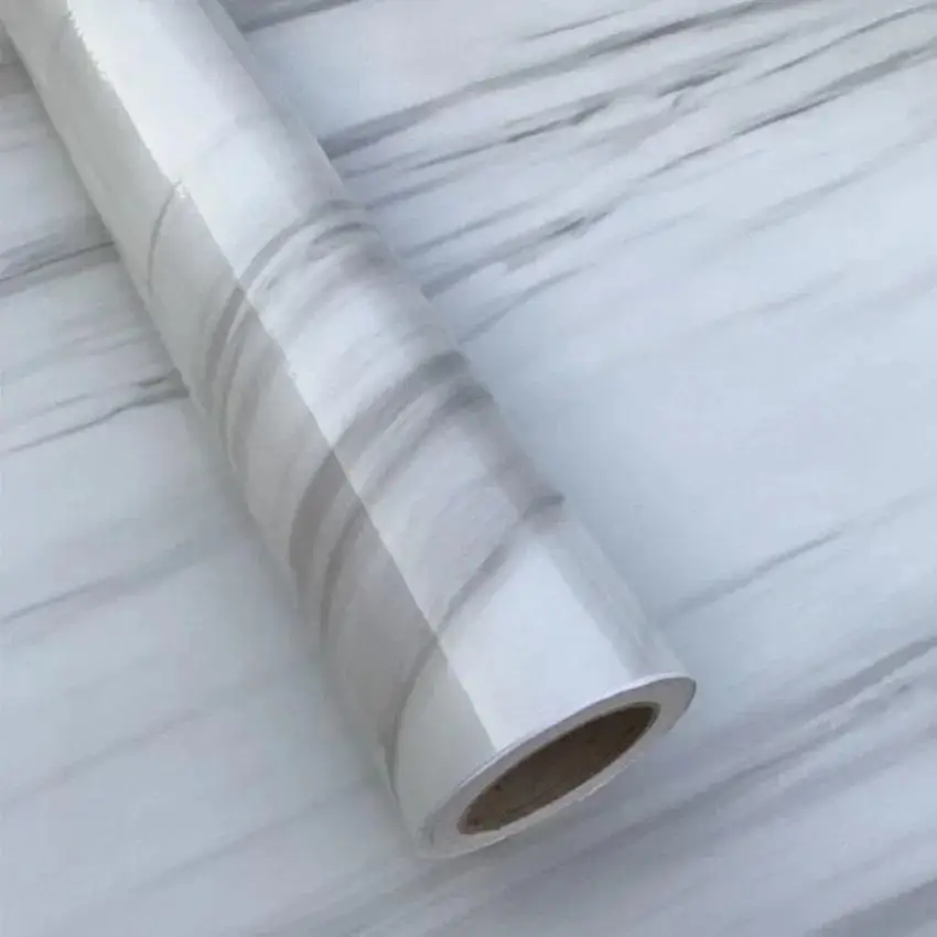 Self Adhesive Wallpaper Modern Kitchen Oil Proof Removable Mould Proof Waterproof Stickerpaper for Walls Decoration Marble Vinyl