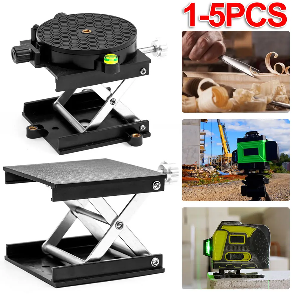 Aluminium Alloy Laser Support Base Lifting Platform 360 Degree Rotation Table Lifting Stand Platform Automatic Leveling Bracket