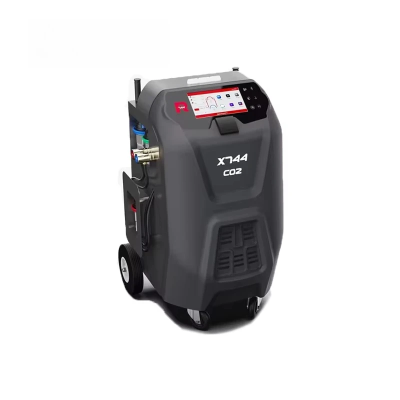 X744 Fully Automatic Metal Automotive Air Conditioning R744 (CO2) Refrigerant Recovery Filling Machine