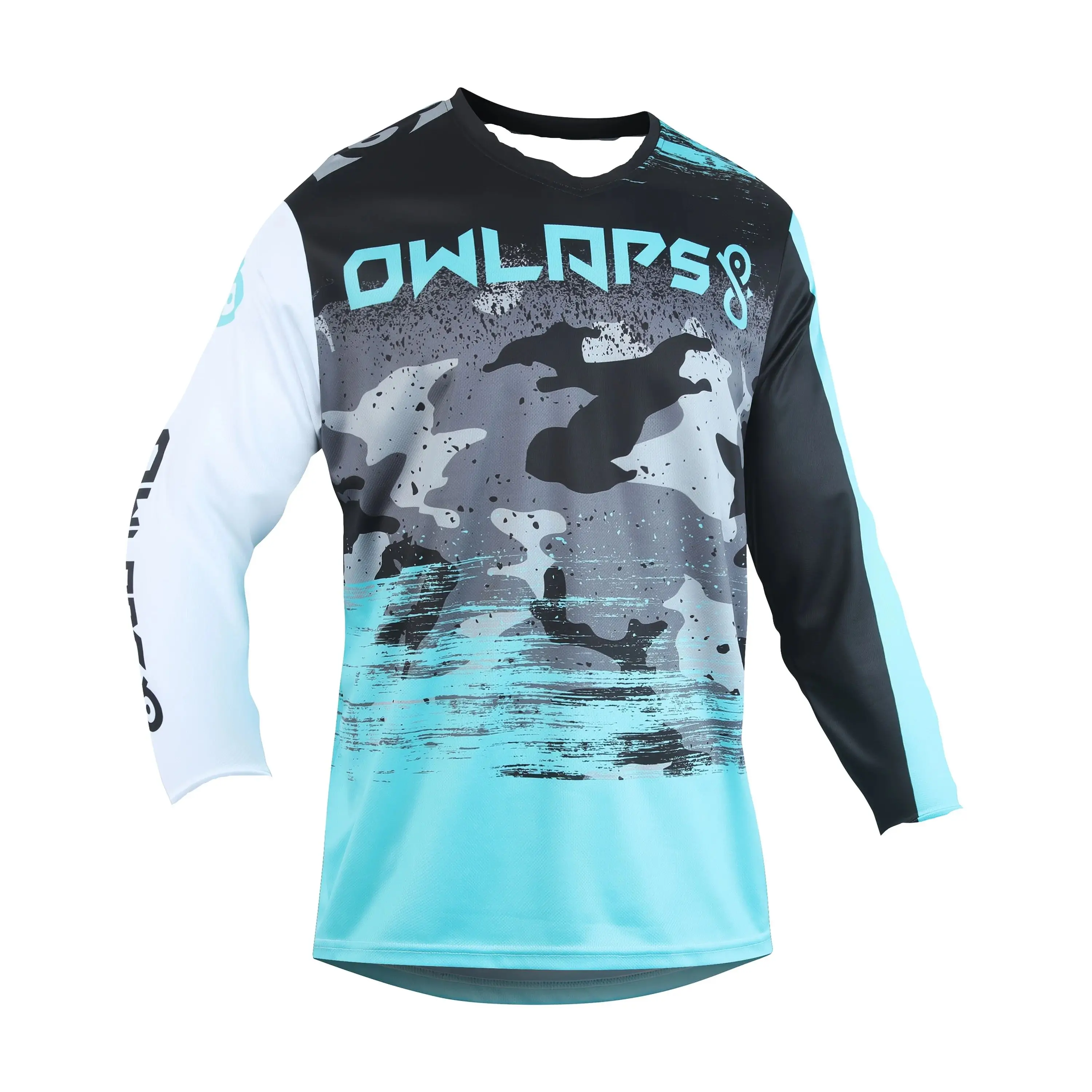 TEENAGERS RIDING JERSEYS MOUNTAIN MOTORCYCLES TOP LANGARM-T-SHIRT FÜR HERREN OUTDOOR SPORTSWEAR LOSE RIDING JERSEYS