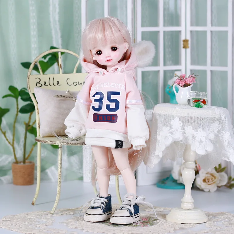 

1/6 Bjd Doll's Clothes Suit Accessories for 30cm Baby Doll Dress Up Toys for Chlidren