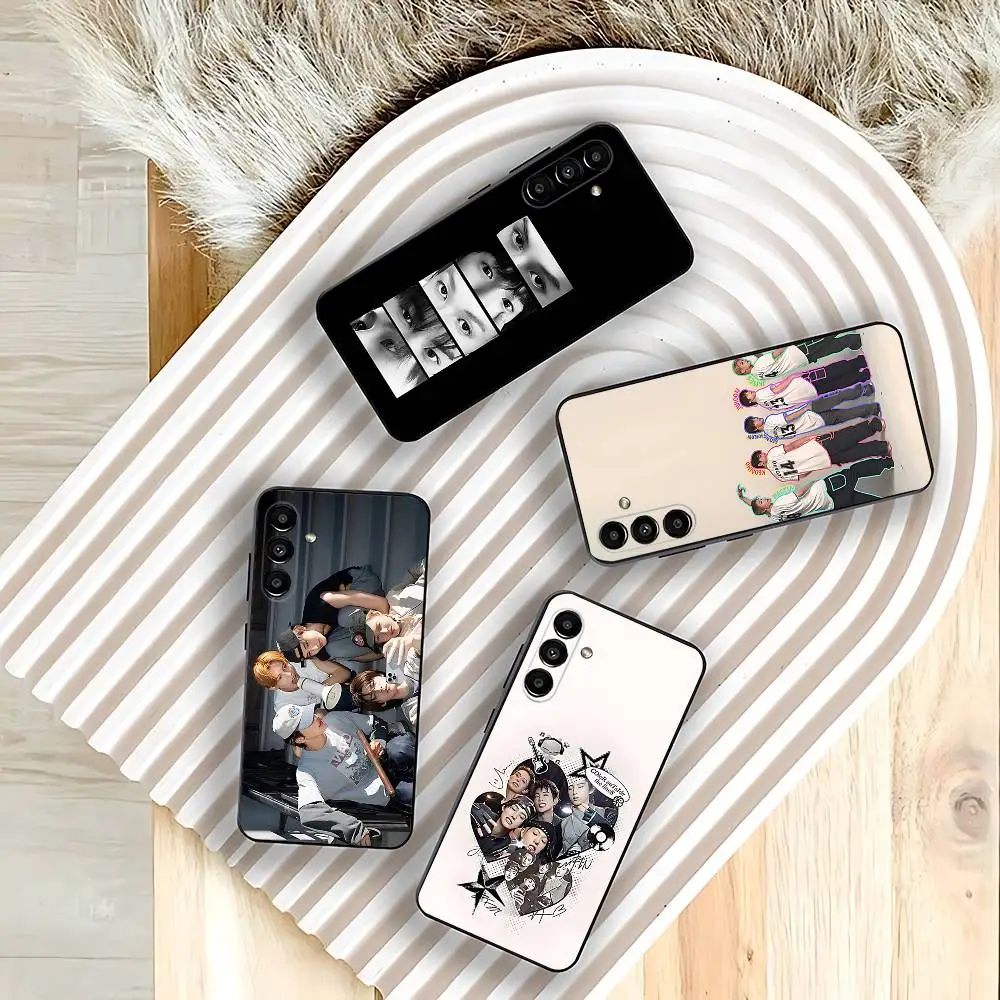 حافظة هاتف K-Kpop C-CORTIS GO لهاتف سامسونج جالاكسي A73,31,32,72,41,53,52,71,22,5G,Note,J7,8,9 غطاء أسود ناعم