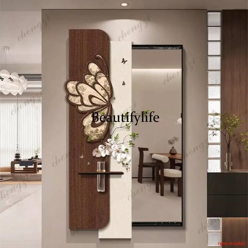 A68Antique Retro Mirror Decor Universal Decoration Custom Bedroom Art Mirror Decor Wall Makeup Infinity Espejos Vintage Home Dec