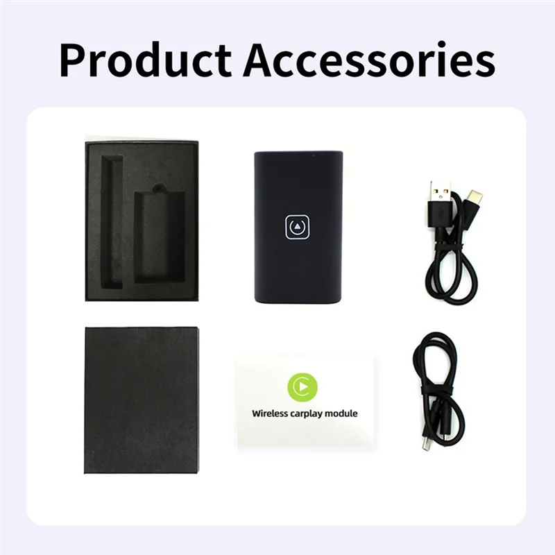 محول Carplay اللاسلكي لـ USB/Type C Dongle Carplay Mini Box سلكي إلى لاسلكي