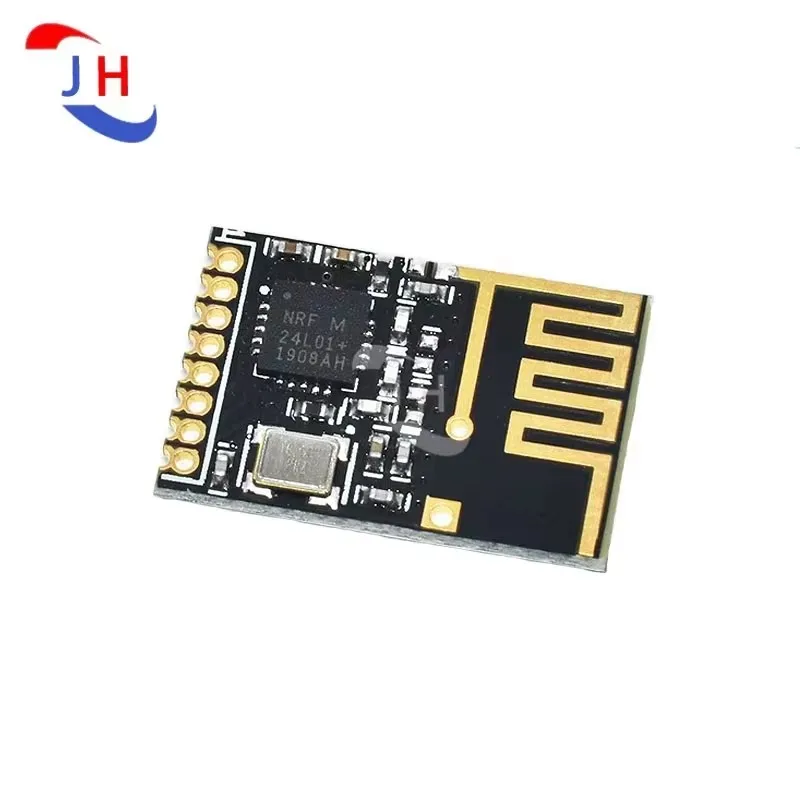 5PCS Component Kit NRF24l01+ 2.4GHz Wireless Module Mini Version Power Enhanced Version Module SMD Wireless Communication 24l01