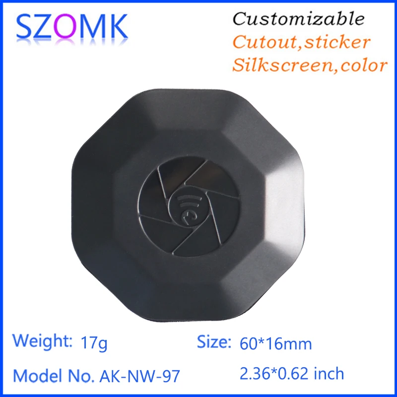 SZOMK AK-NW-97 60*60*16mm OEM ODM Wireless Network Device Live HDMI Converter Plastic Abs Enclosure