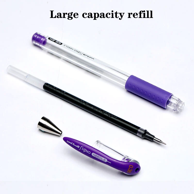 New Upgraded Japanese UNI Gel Pen UM-151ND Needle Tube Head Color Signature Pen 0.38mm Cute Water Pen Office School Stationery