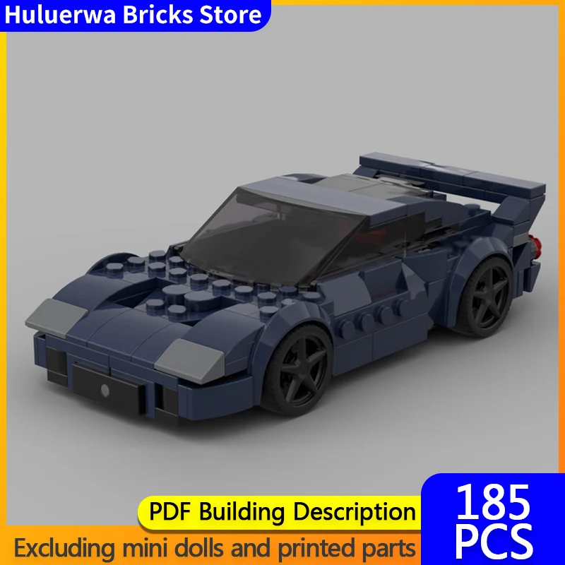 

Speed Racing Car Model MOC Building Bricks F40 Top Tier Sports Car Modular Technology Children Holiday Gifts Assemble Toys Suit