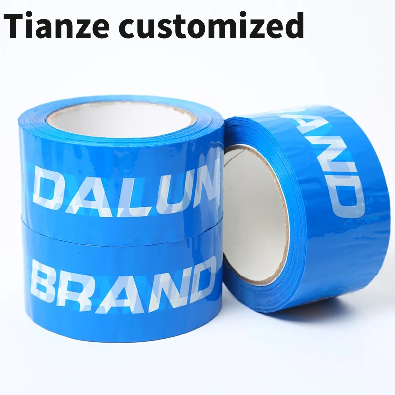 10 pieces（custom）Blue background color customizable content width meter tape