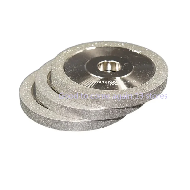 1 pz 100MM CBN mola diamantata ceramica acciaio al tungsteno fresa speciale strumento di affilatura lega mola smeriglio parallela