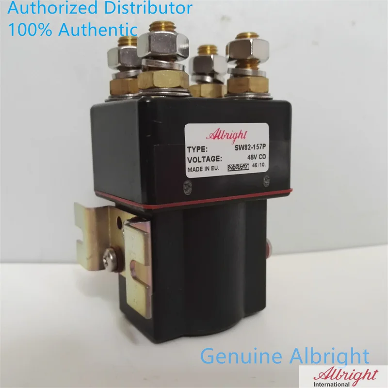 

Genuine Albright SW82 SW82-157P SW82-90P 24V 48V Double Pole Single Throw Solenoid Contactor Relay,Electric Stacker Pallet Truck