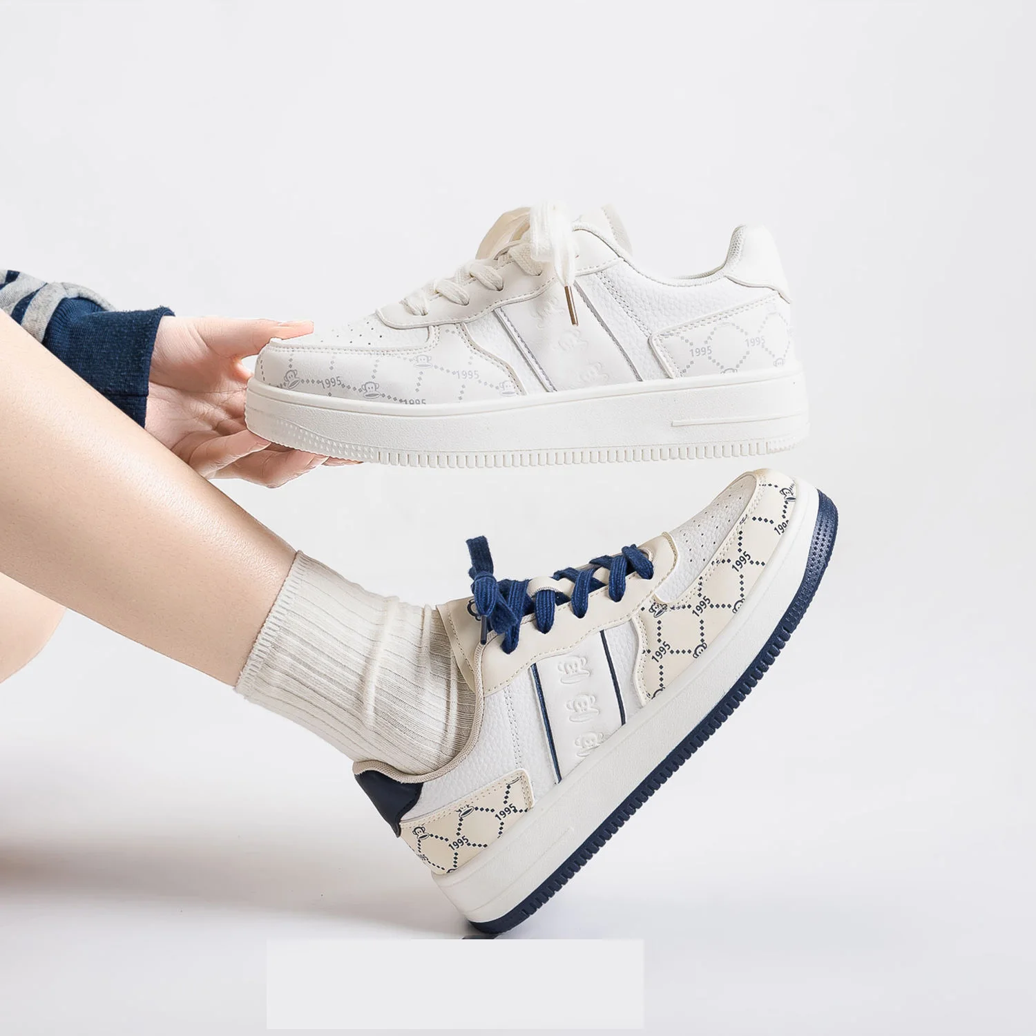 

2025 new fashion plate shoes daily casual shoes walking shoes men and women running shoes jogging shoes