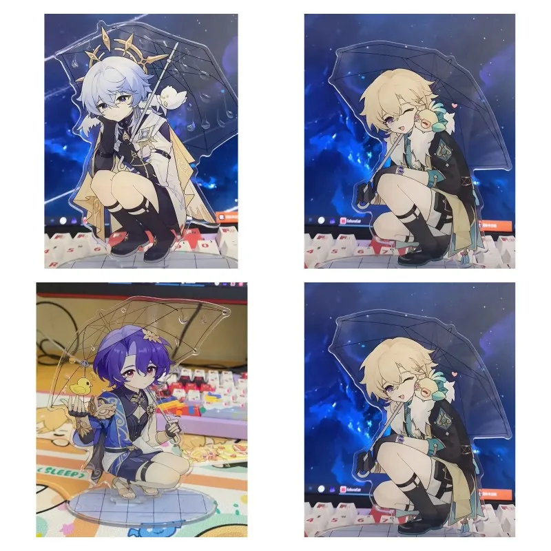 Cartoon Game Honkai: Star Rail Figures Sunday Aventurine Dr. Ratio Cosplay Acrylic Stand Model Plate Desk Decor Standing Sign