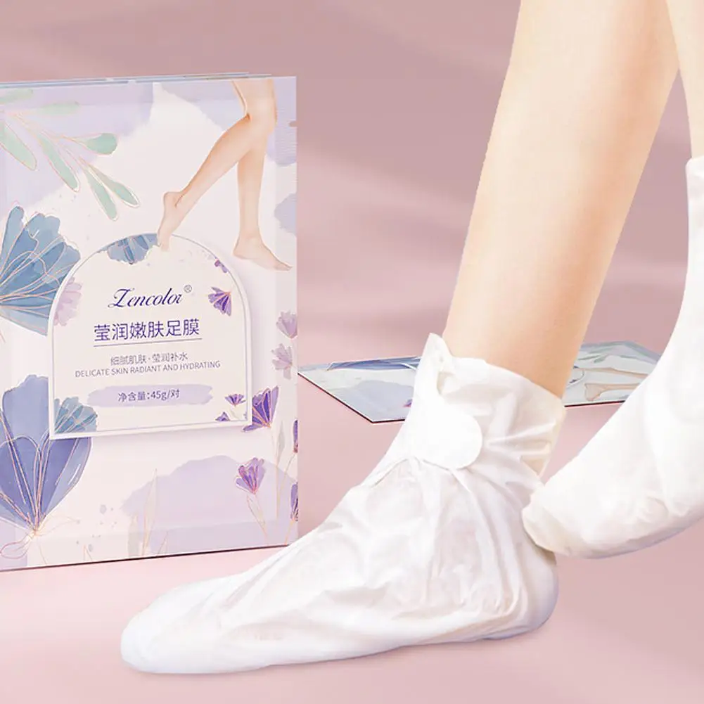 Exfoliating Foot Mask Whitening Moisturizing And Remove Dead Skin Foot Care Smooth And Translucent Peel Mask For Legs