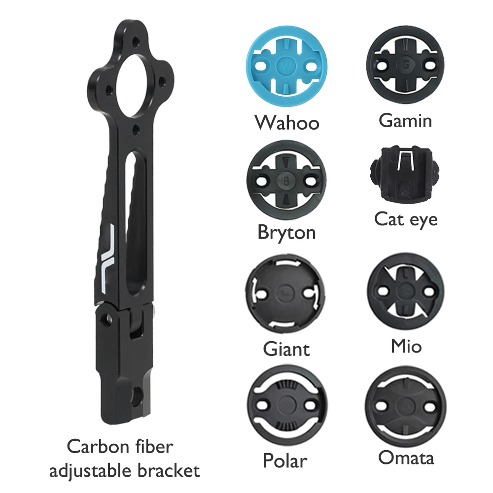 

Carbon Fiber Adjustable bike Bar Component Cable Routing Channels 16g Compatible with IN-Route Aero Road/High Rise/Aero Stems