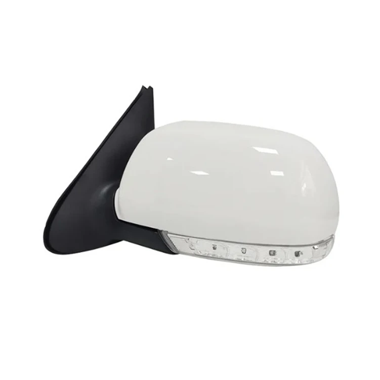 new For Left Right Car Folding Side Rearview Mirror For Hyundai Santa Fe 2008 2009 2010 2011 2012 5 PINS/7PINS/ 8PINS With Lamp