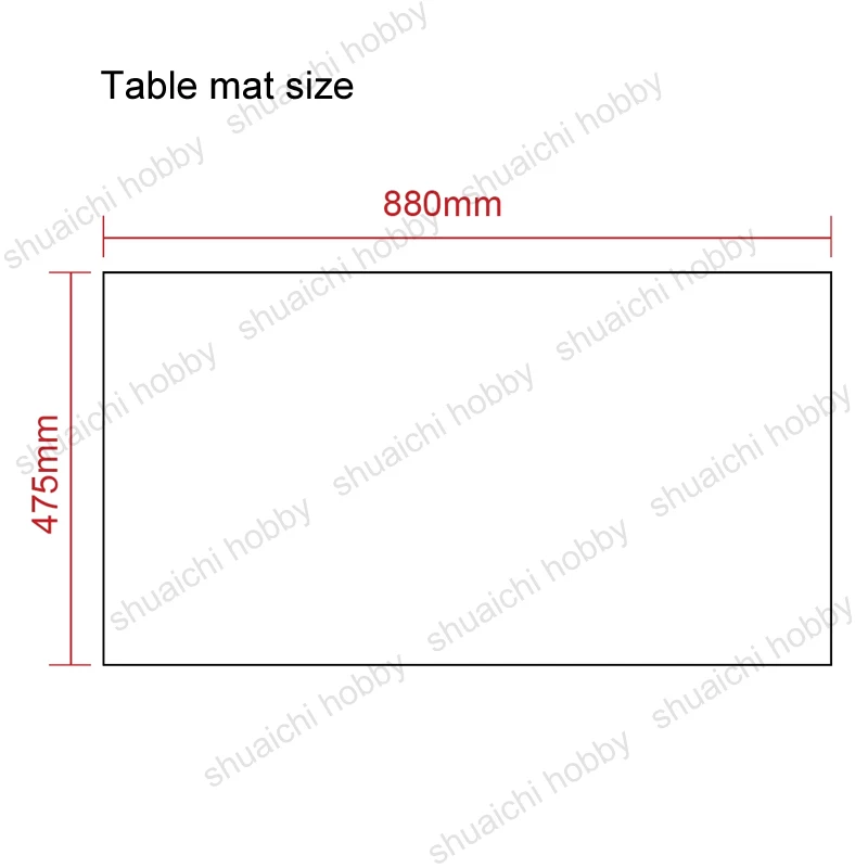 1PCS Non-slip Table Mat 475x880mm Ventilate Mesh Pad Maintenance Installation Tool for Helicopter RC Model Airplane Accessories