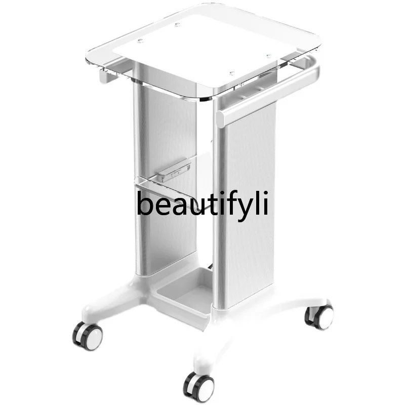 Beauty instrument cart Acrylic, small bubble dental clinic B ultrasound medical beauty cart enlarged