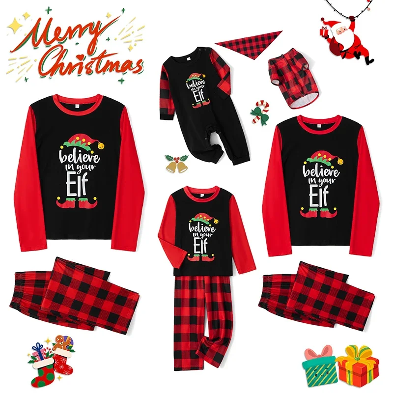 hirigin Christmas Pajamas for Family, Xmas Pajamas Family Christmas Pjs Matching Sets Holiday Nightwear Jammies