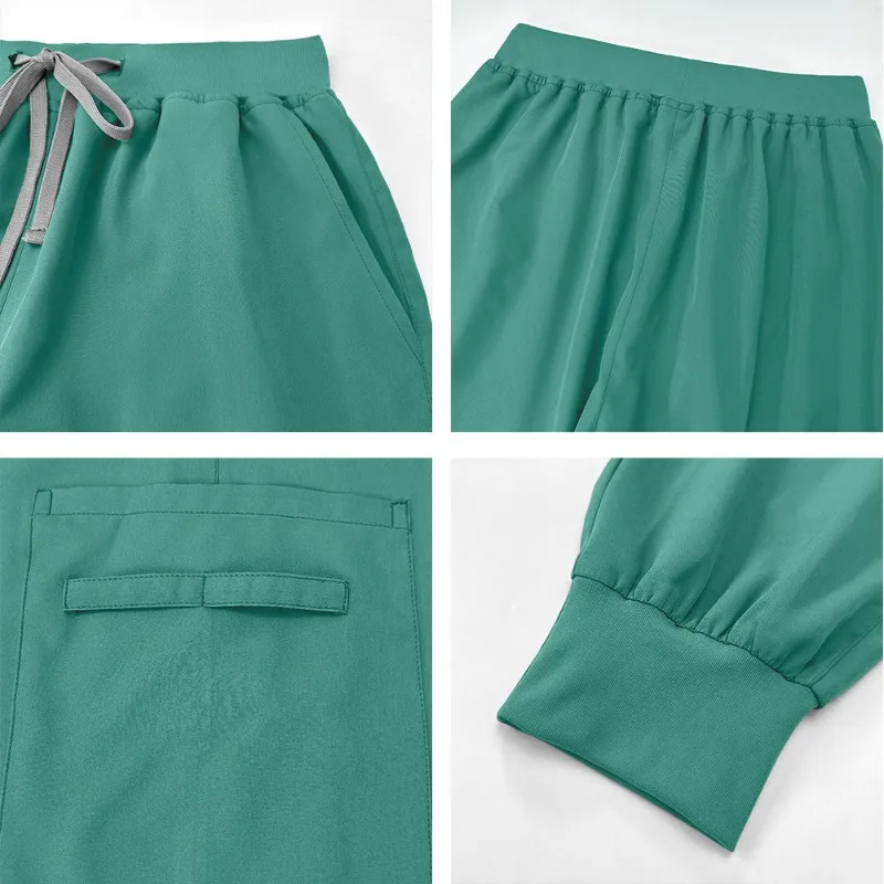 Multiilcolors hospital médico esfrega ternos uniforme feminino masculino esfrega conjunto roupas de trabalho beleza acessórios enfermeira terno cirurgia dentária
