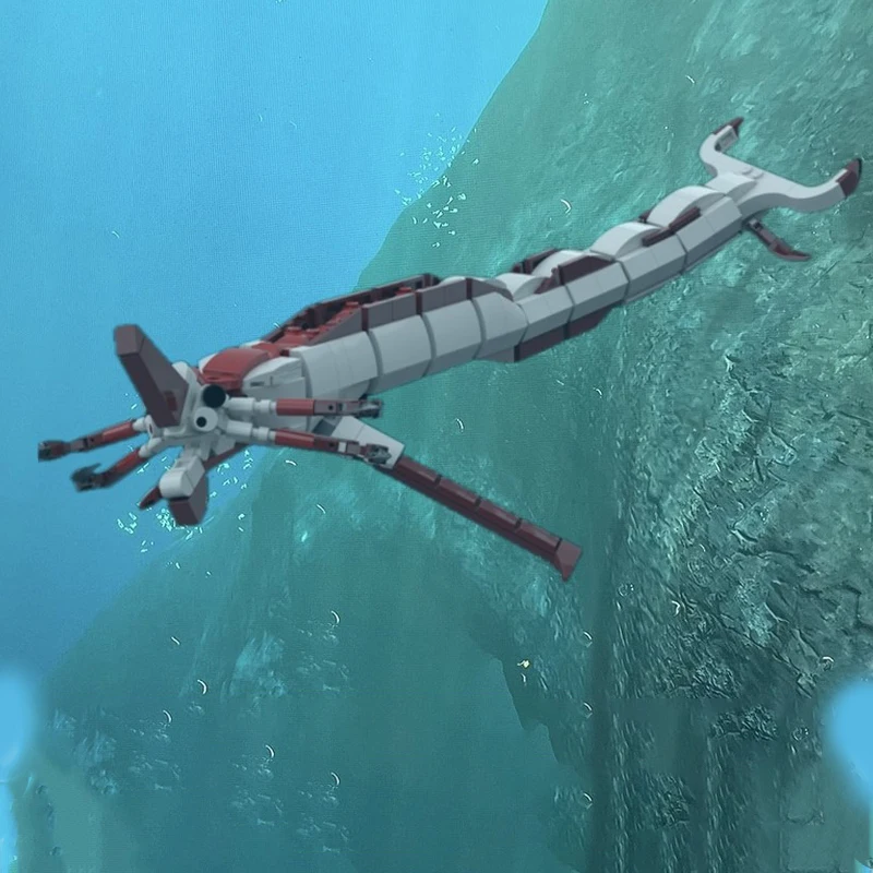 

327PCS MOC Creative Model Reaper Leviathan Collectible Display DIY Building Blocks Home Decor Gift Showcase Blocks Display Gift