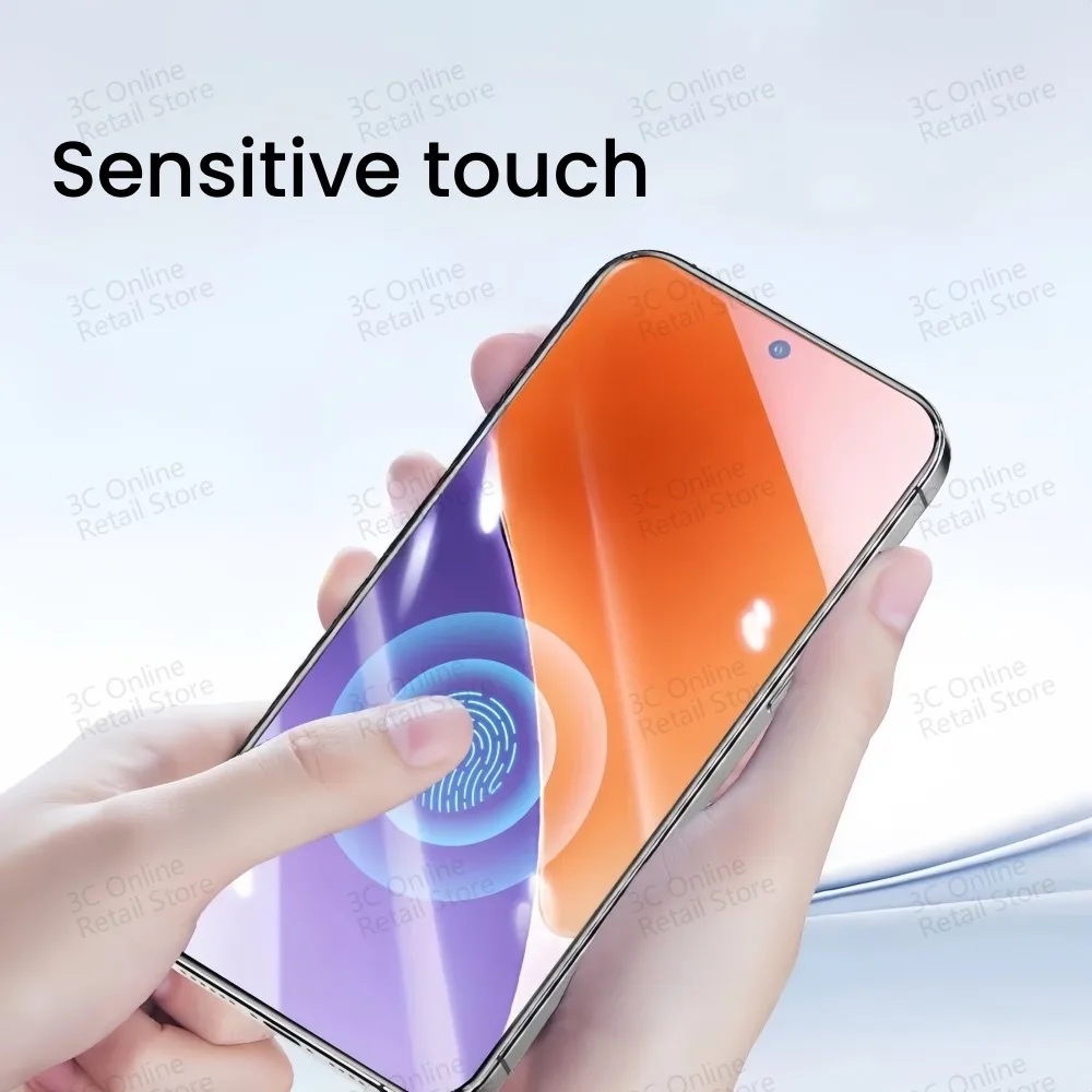 2 قطعة سهلة التركيب الزجاج المقسى ل Xiaomi 14 13 15 حامي الشاشة التغطية الكاملة قسط الغبار الحرة طبقة رقيقة واقية على Mi 15