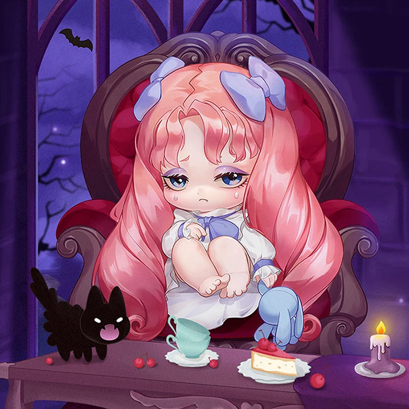 Lilith Midnight Tea Party Series Blind Box Cute Guess Bag Caja Ciega Kawaii Surprise Doll Anime Figure Toys Birthday Girl Gift