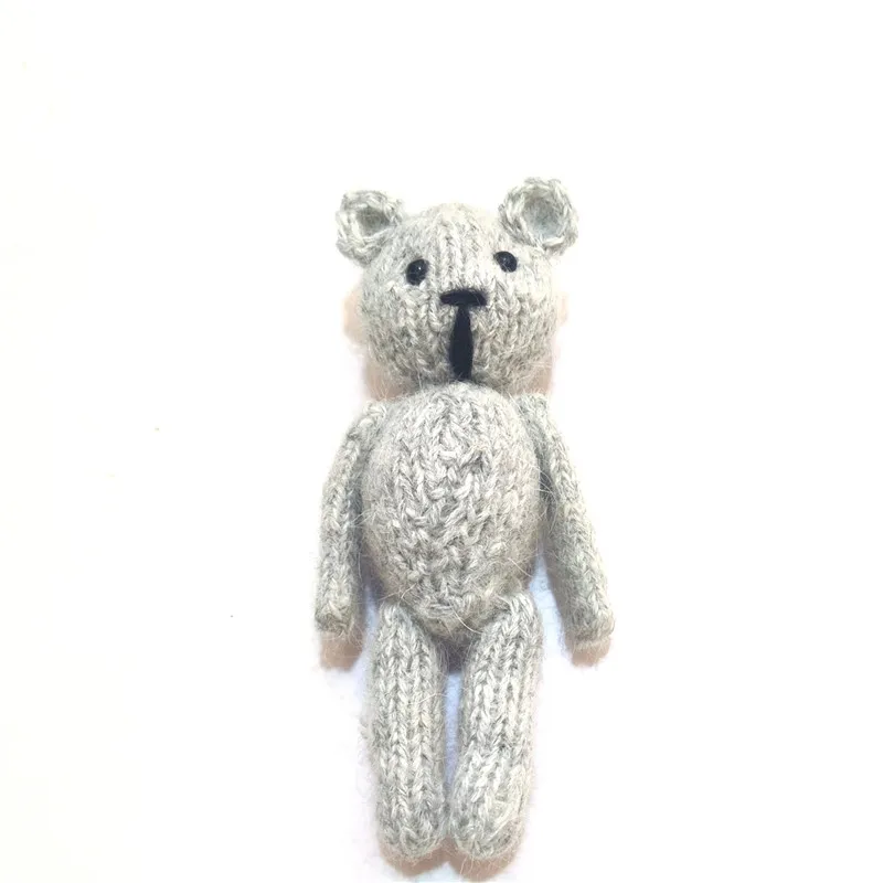 Newborn Photography Props Hand Knitted Little Teddy Bear