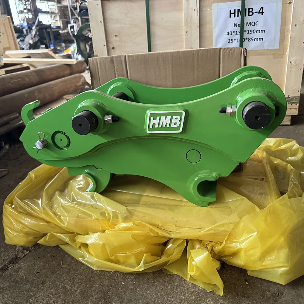 Small Excavator Universal Hydraulic Quick Hitch, High Strength Custom Color Fast Coupler Accessory