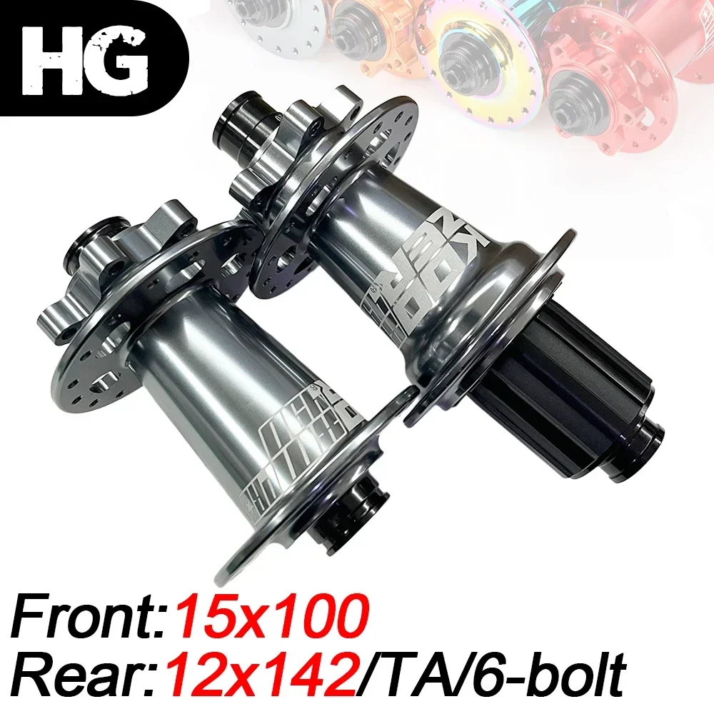 KOOZER XM490 PRO 32 Holes Mtb Hubs Thru Axle 12x142 Rear Hub