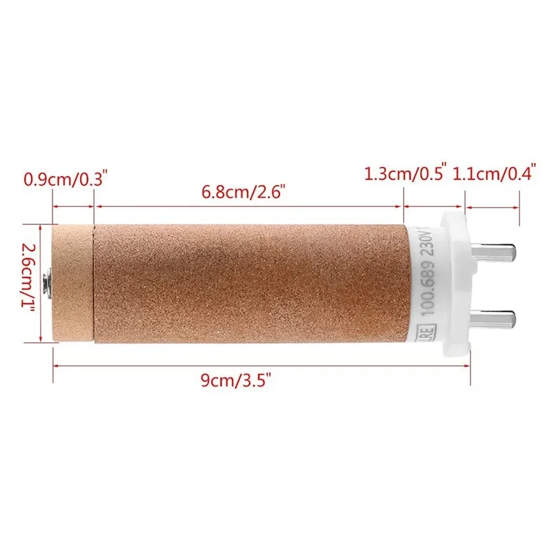 Elementos de calefacción para Leister 230, 1550 V, 120 W, 1600, 100.689 W, núcleo de calefacción de cerámica, herramienta soldadora de plástico de