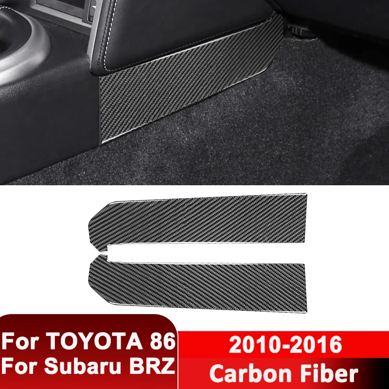 

For TOYOTA 86 For Subaru BRZ 2010-2016 Carbon Fiber Car Center Control Gear Shifter Panel Side Trim Strips Decorative Sticker