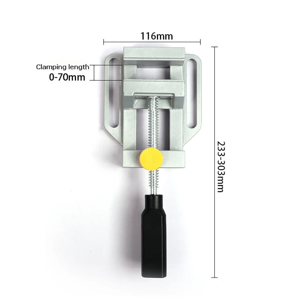 Supporto per trapano elettrico Smerigliatrice Supporto per trapano da banco Base Telaio fisso Tavolo per la lavorazione del legno Supporto per trapano da banco Accessori per smerigliatrice elettrica
