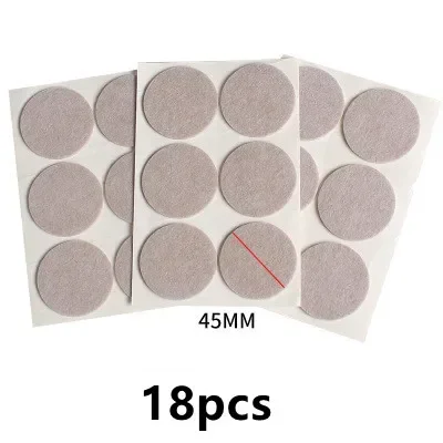 3-72 Stuks Vilt Stoelpoot Pads 3 Mm Dikke Vloer Kras Protector Mat Mute Antislip zelfklevende Diy Meubels Accessoires
