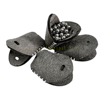 Large Capacity Rubber Band Leather Pocket Slingshot Accessories Tensile Rubber Shooting Steel Ball Hunting Slingshot