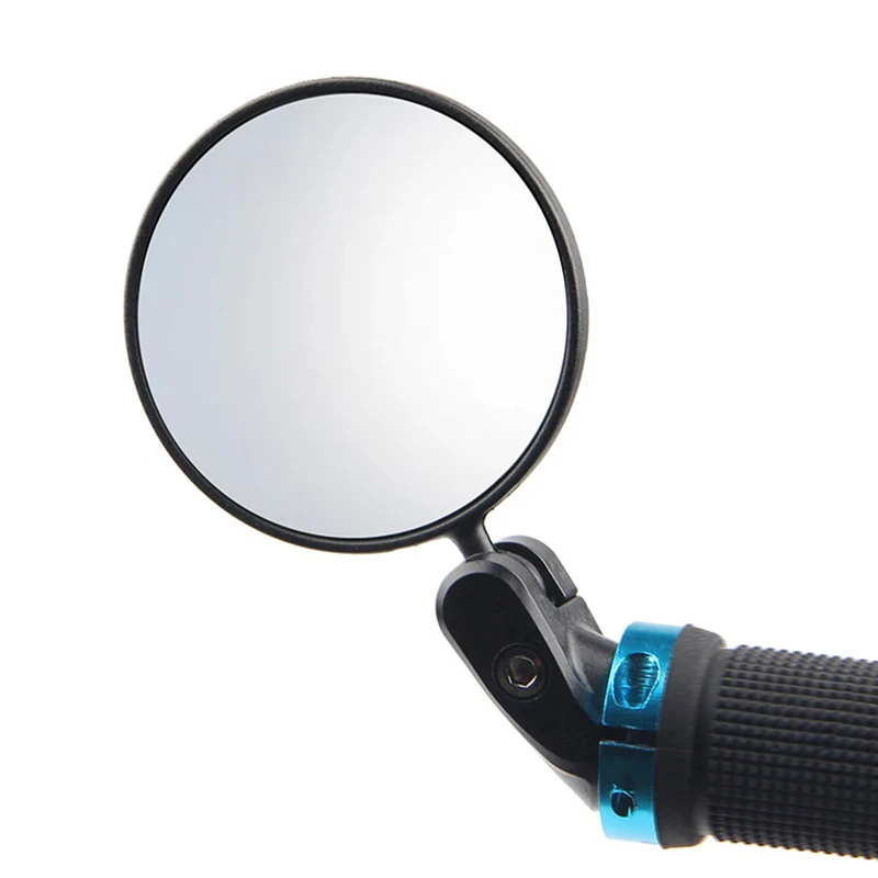 Motorcycle Handle Bar End Rear View Mirror Adjustable 360° Convex Round Mirror Auxiliary Rearview Mirror for Bike Moto Handlebar
