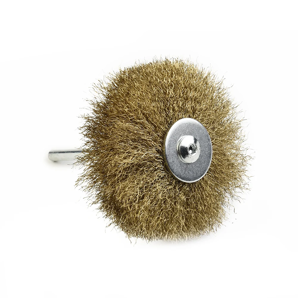 New Copper wire brush Polishing Brush Steel wire Brush For Mini Drill For wood carving Nuclear carving Rotary Wheel