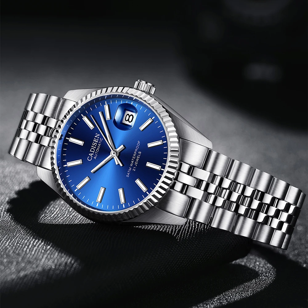 Cadisen 스테인레스 스틸 남성용 기계식 손목시계  - Luxury Watch Grade 리뷰 및 가격