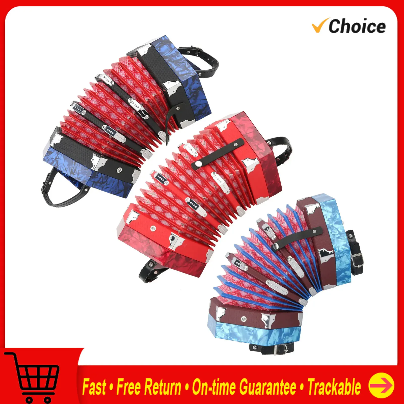 Concertina Instrument Concertina Accordion Concertina Accordion Portable Professional for Adults Musical Instrument Supplies