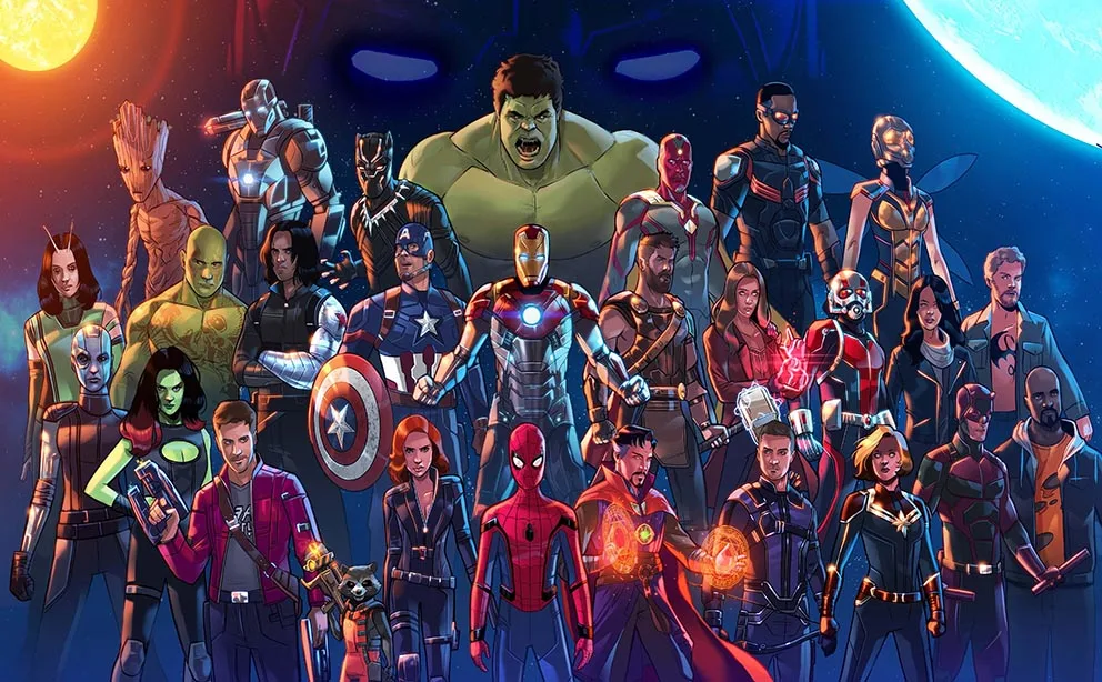 Marvel Superheros Backdrops Avengers Cartoon Theme Background Birthday Party Baby Shower Hero Decorations Ironman ThorSpiderman