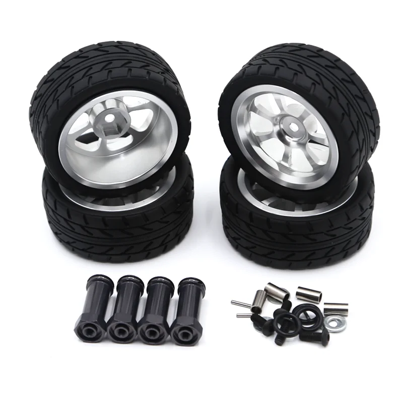 Metal Upgrade Widened Adapter + 65mm Wheel For WLtoys 144010 144001 144002 124016 124017 124018 124019 RC Car Parts