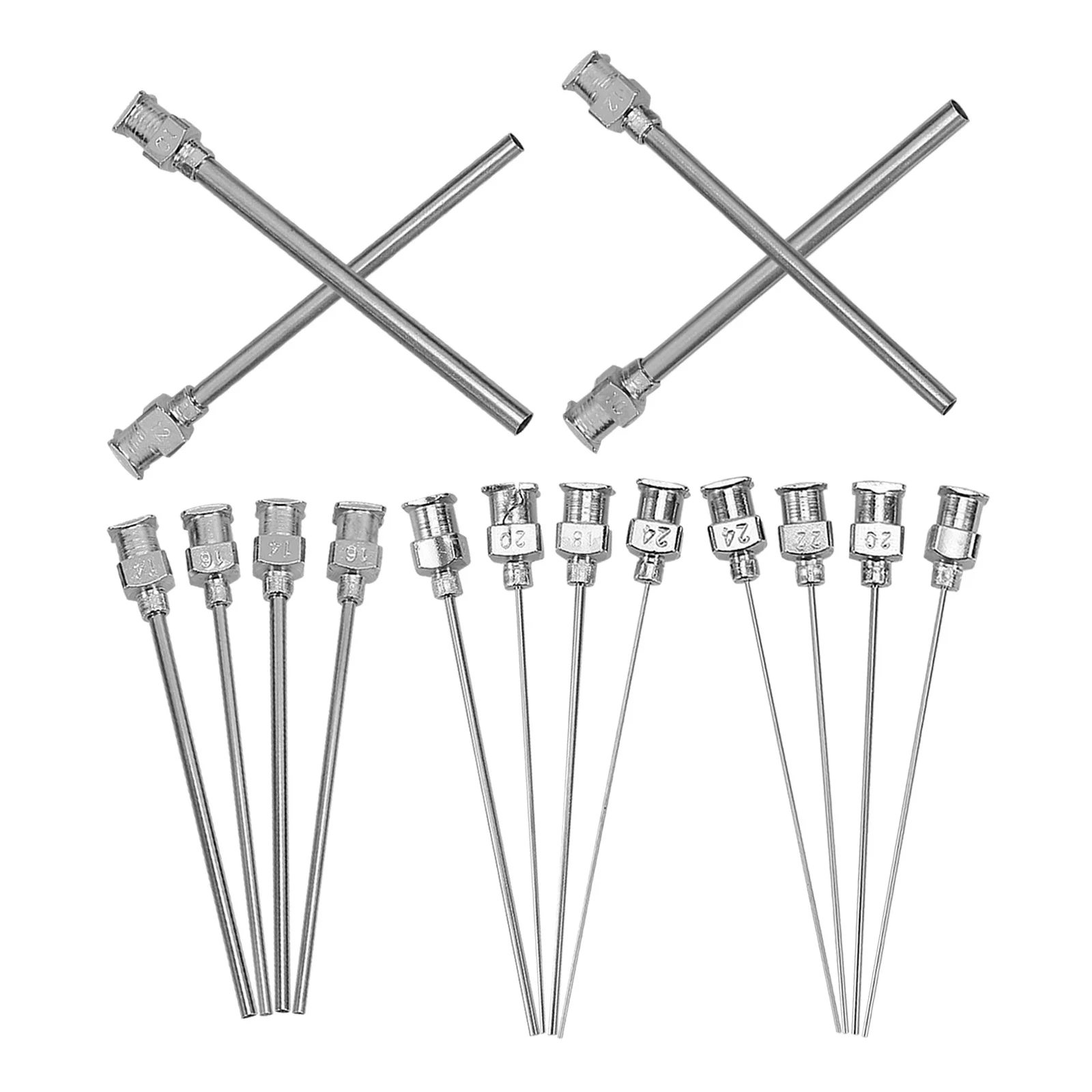 

16 Pcs Dispensing Needle Needles Applicator Tips Glue Metal Dispenser & Accessories